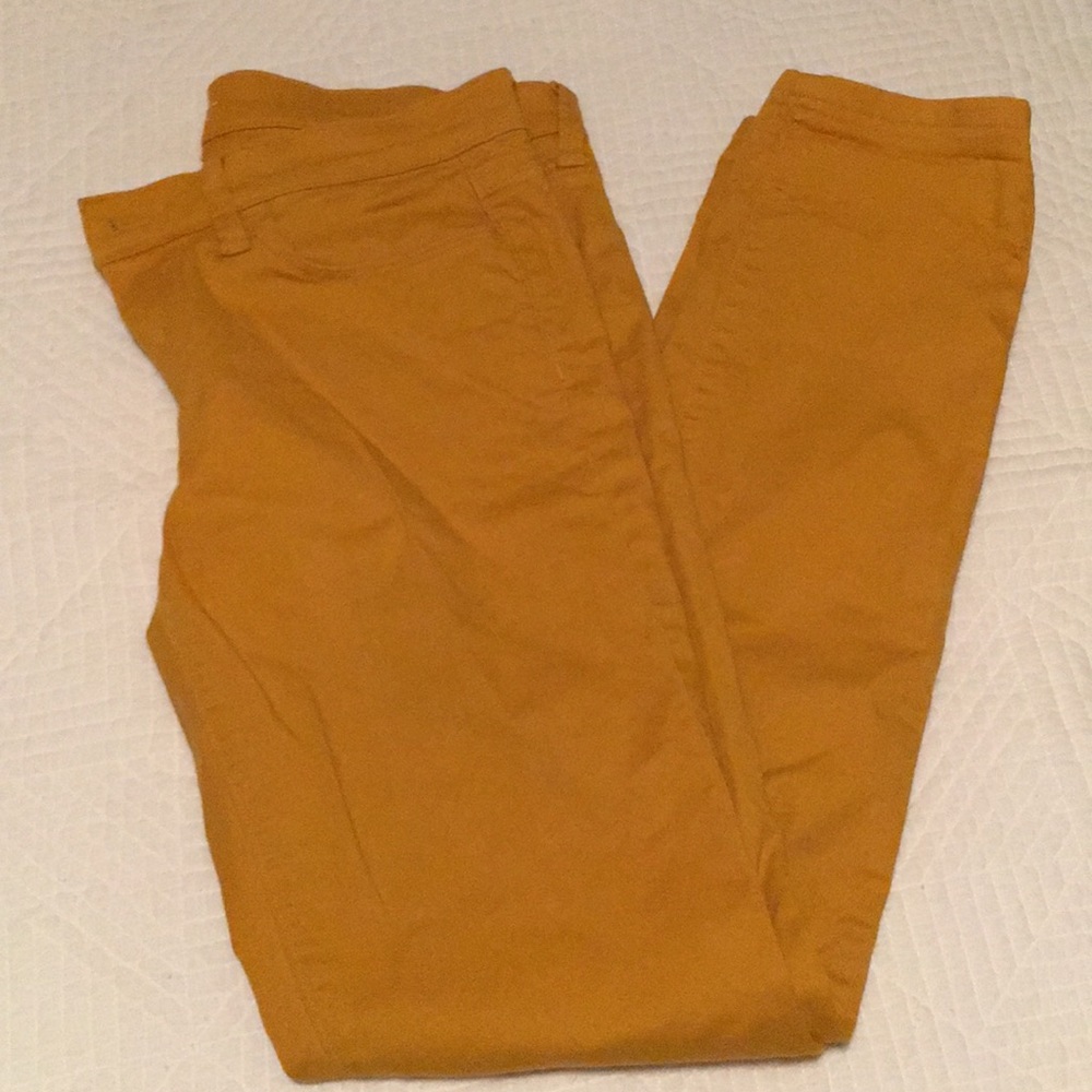 Loft mustard color pants